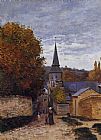 Claude Monet Street in Sainte-Adresse painting